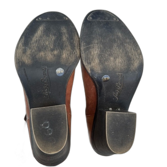 Lucky Brand Tommie Chestnut Booties Size 10 - Picture 12 of 12